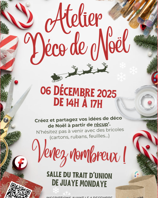 Un atelier créatif et chaleureux pour préparer Noël